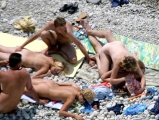 Nude Beach Blow Job