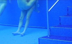 Naughty hidden underwater cam captures lovely naked bombshe