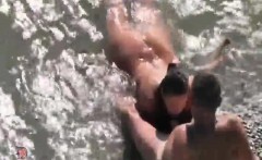 Blowjob within the ocean
