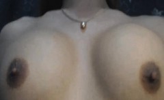 Busty Solo Shemale Babe Jerking On Webcam