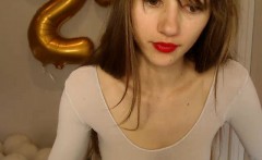 Prettiest 19yo Teen with Pierced Nipples on Webcam