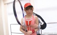 Asian Sports Player Pussy Teased By Coach