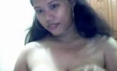 Chubby filipina big tits strips,dances and shows
