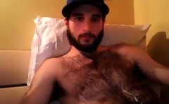Hairy Chest Covered In Cum