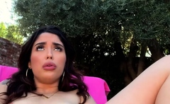 STORYTIME Latina Babe VANESSA SKY fucks herself nude selfie
