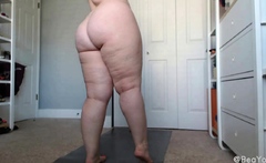 Curvy Fat Granny Solo Masturbation