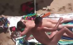 Butt sex intercourse on the beach