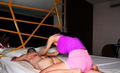 Big juggs Thai MILF amateur sex massage
