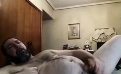 Bear Cumming On Skype!