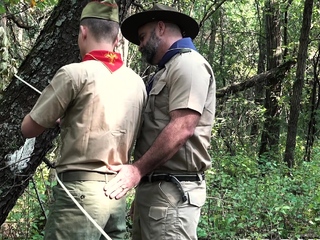 Cute Scout fucked by stepdaddy bear Scoutmaster