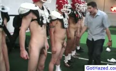Football Team Getting Gay Hazed