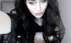 Brunette Solo Webcam Masturbation