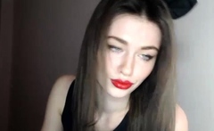 Brunette Solo Webcam Masturbation