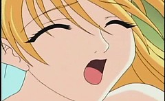 Superb Blonde Hentai Girl Cunt Licked And Nailed In Close-up