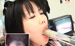 Asian Cute Patient Gets Pussy Checked At The Gynecologist
