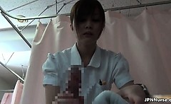Sexy asian nurse goes crazy
